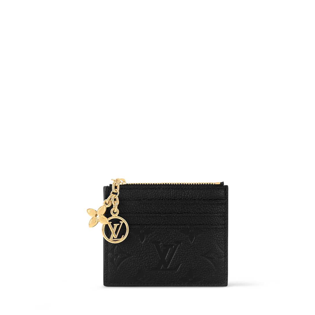 Flora Card Holder Monogram Empreinte Leather - Women - Small